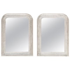 Silver Leaf Louis Philippe Period Mirrors