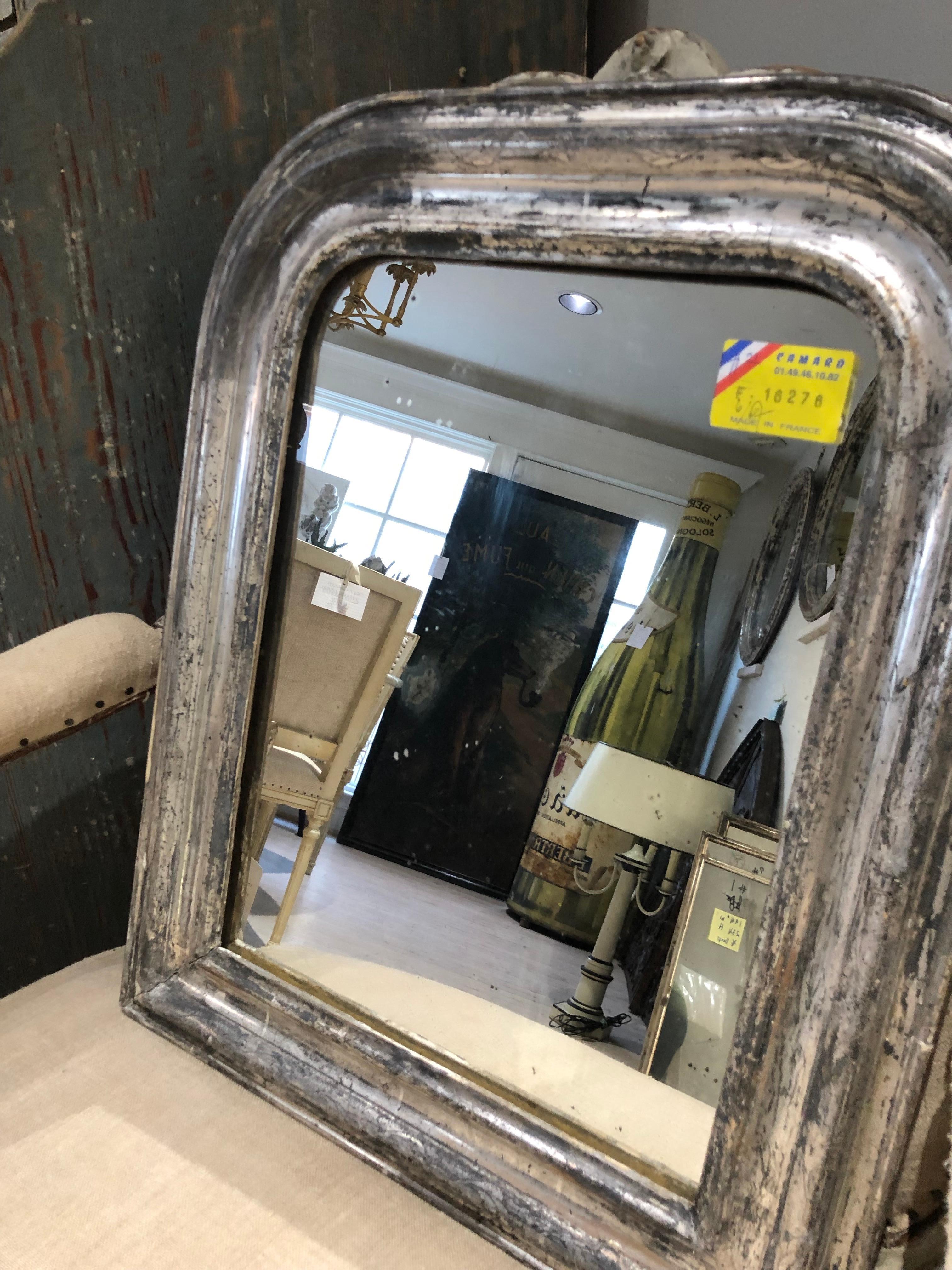 Silver Leaf Mirror with Original Mirror 5