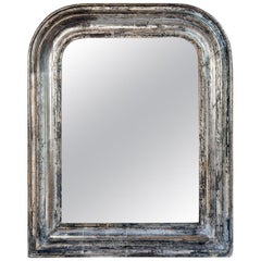Miroir à feuilles d'argent avec miroir d'origine