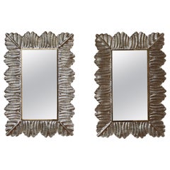 "Silver Leaf"-Spiegel von Studio Glustin