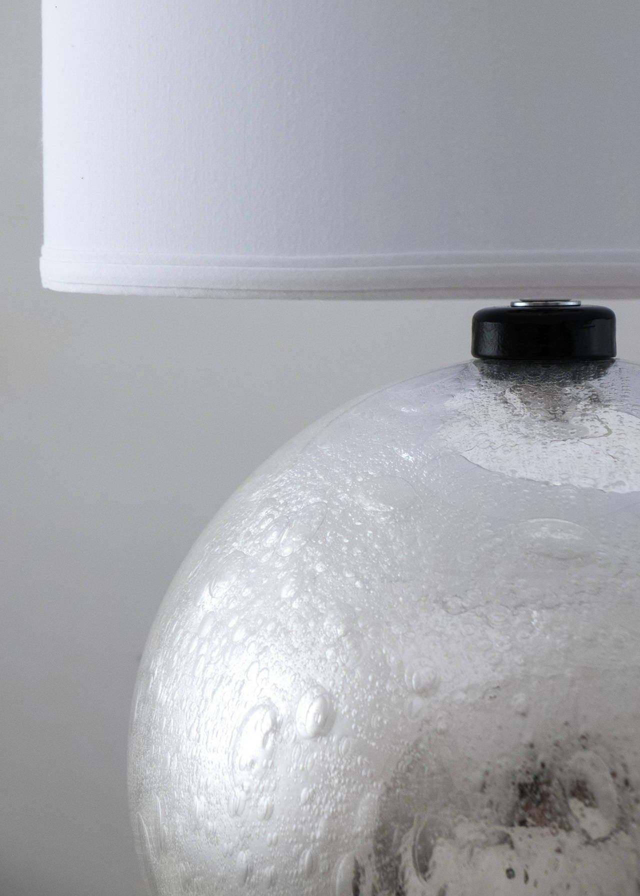 Blattsilber Murano „Pulegoso“ Glaskugellampen (Moderne) im Angebot