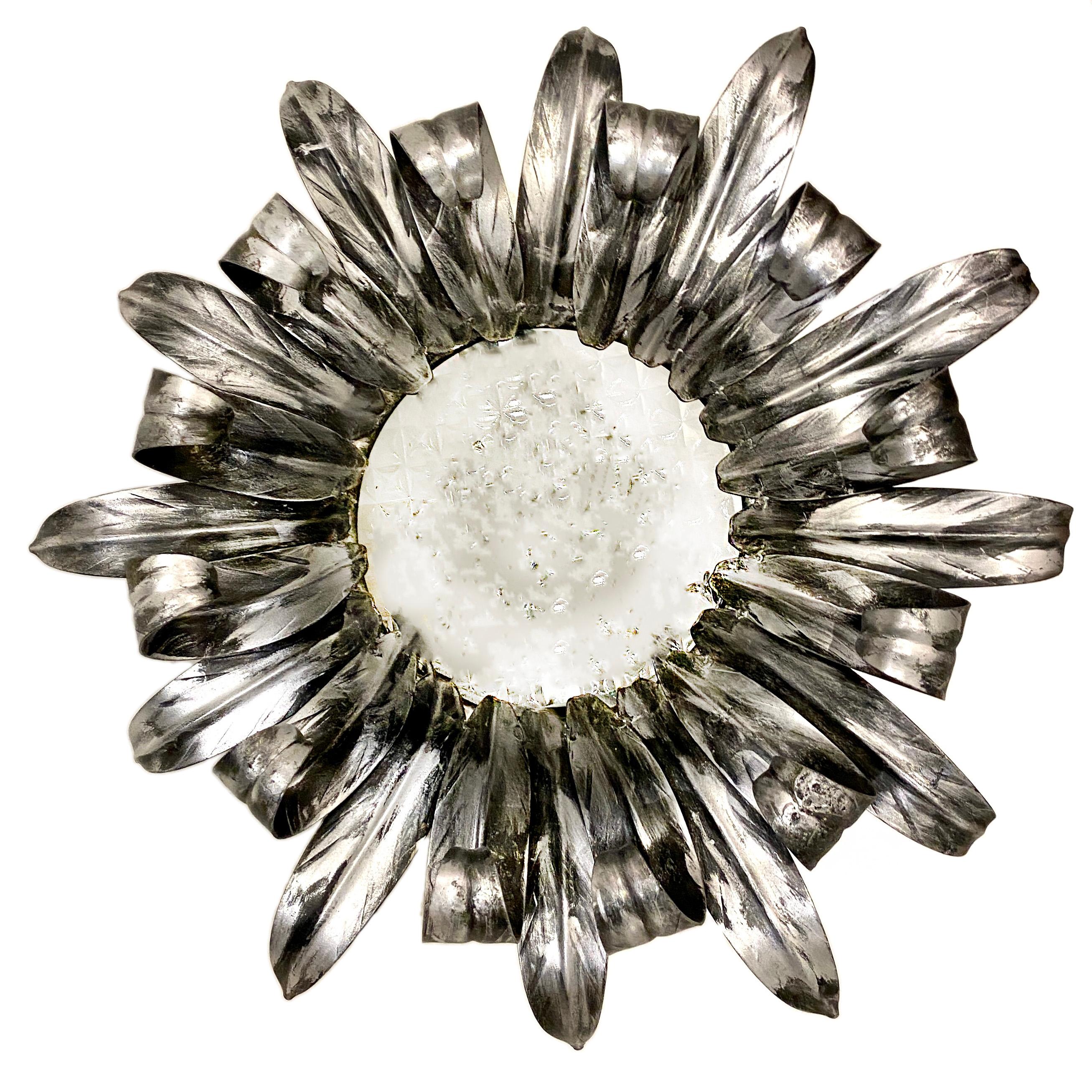 silver leaf light fixture