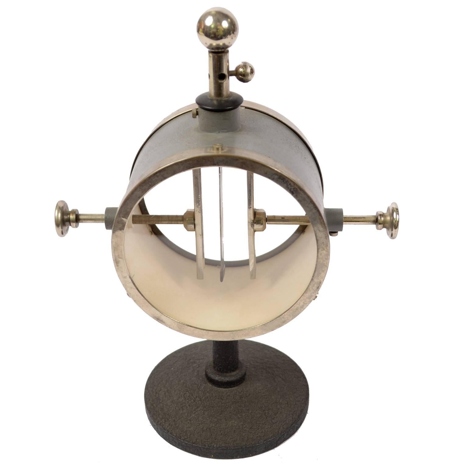 Silver-Leafed Condenser Electroscope Made in the Early 1900s 5