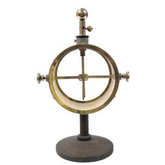 Silver-Leafed Condenser Electroscope Made in the Early 1900s