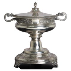 Silver Lidded Bowl, Johann George Hossauer (1794-1874), Berlin circa 1835