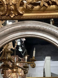 Silver Louis Philippe Arched Mirror