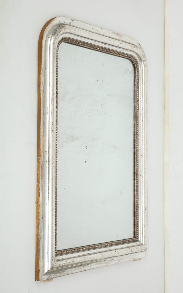 Silver Louis Philippe Mirror For Sale at 1stDibs