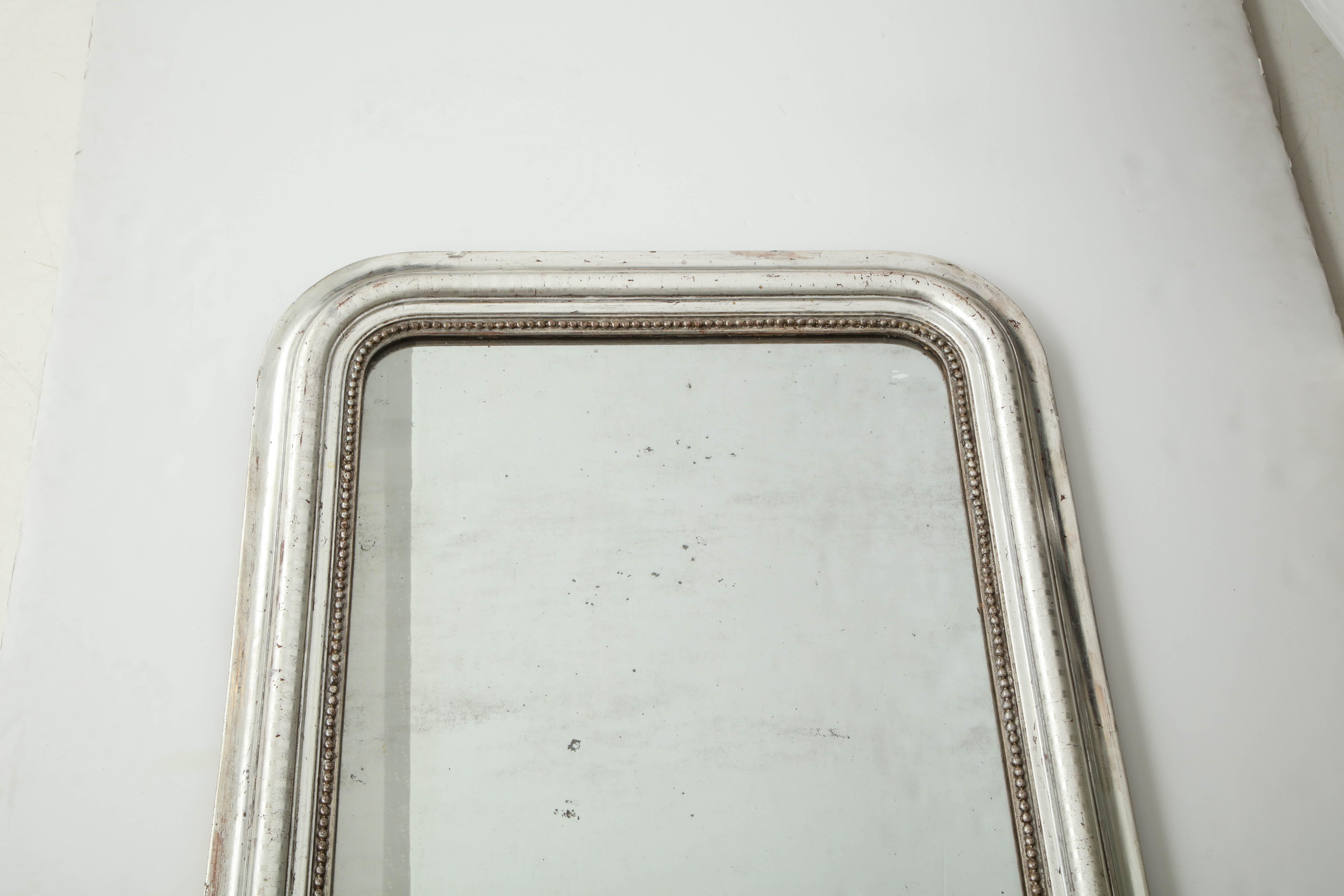Silver Louis Philippe Mirror 1