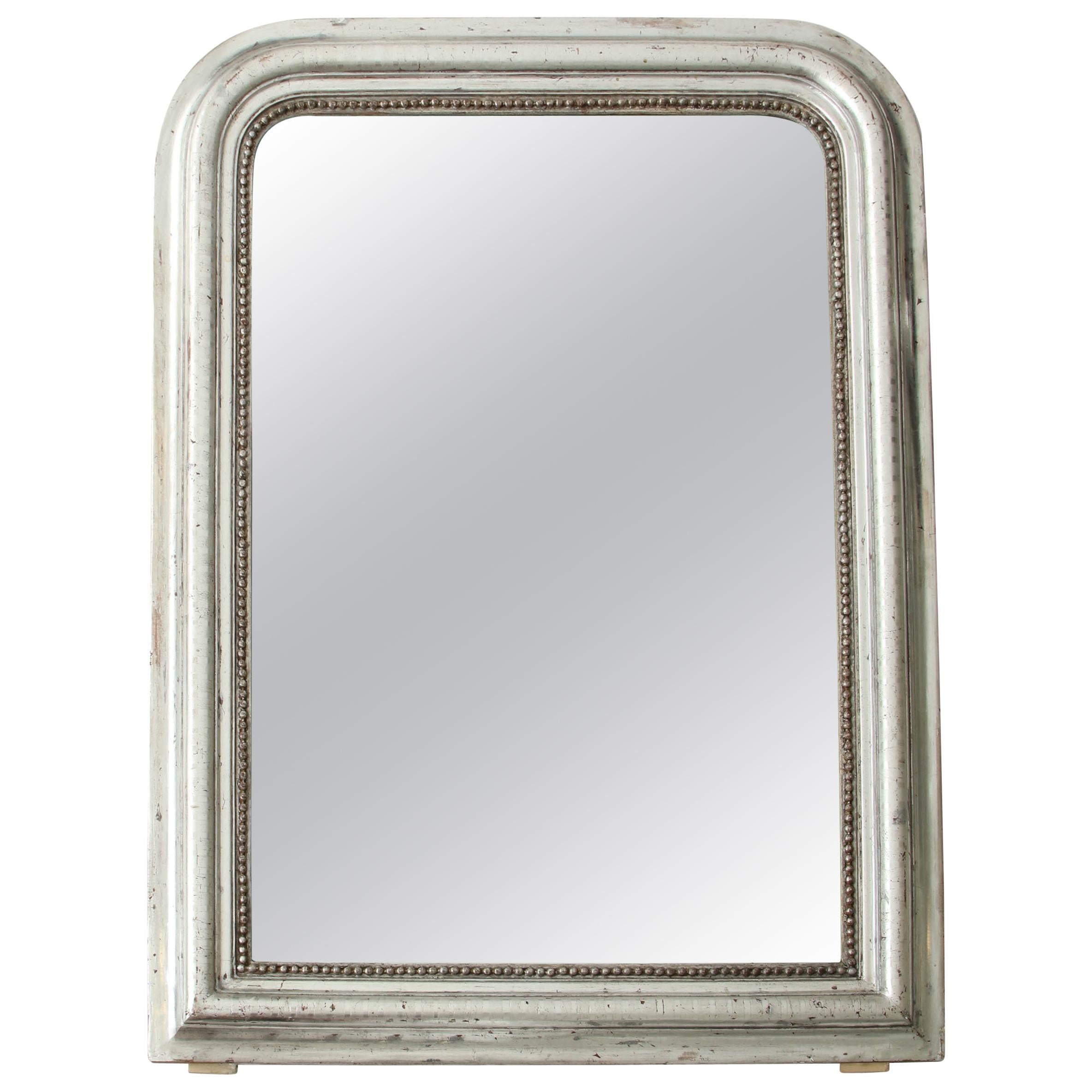 Silver Louis Philippe Mirror For Sale at 1stDibs