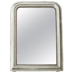 Antique Silver Louis Philippe Mirror