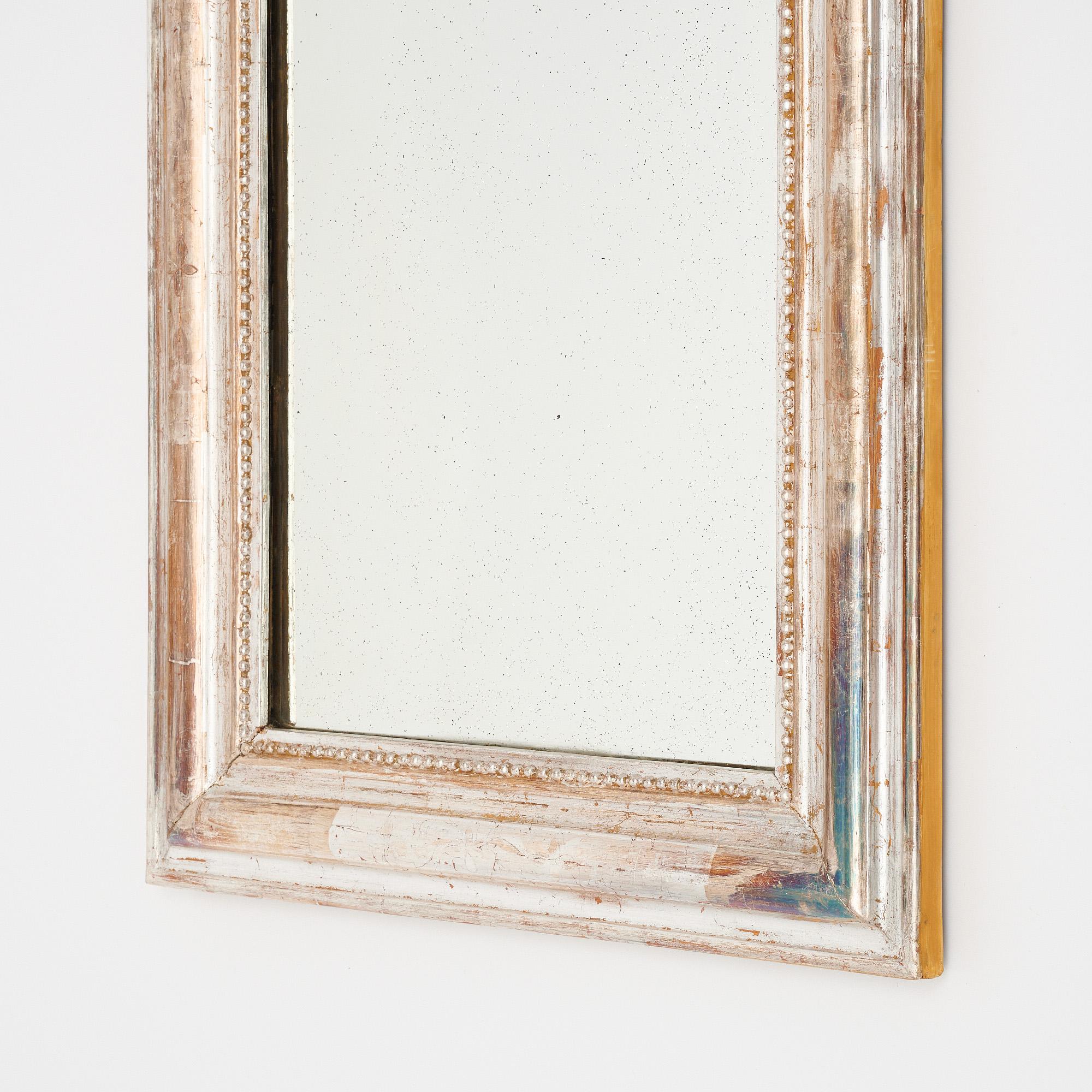 Silver Louis Philippe Period Mirror 3