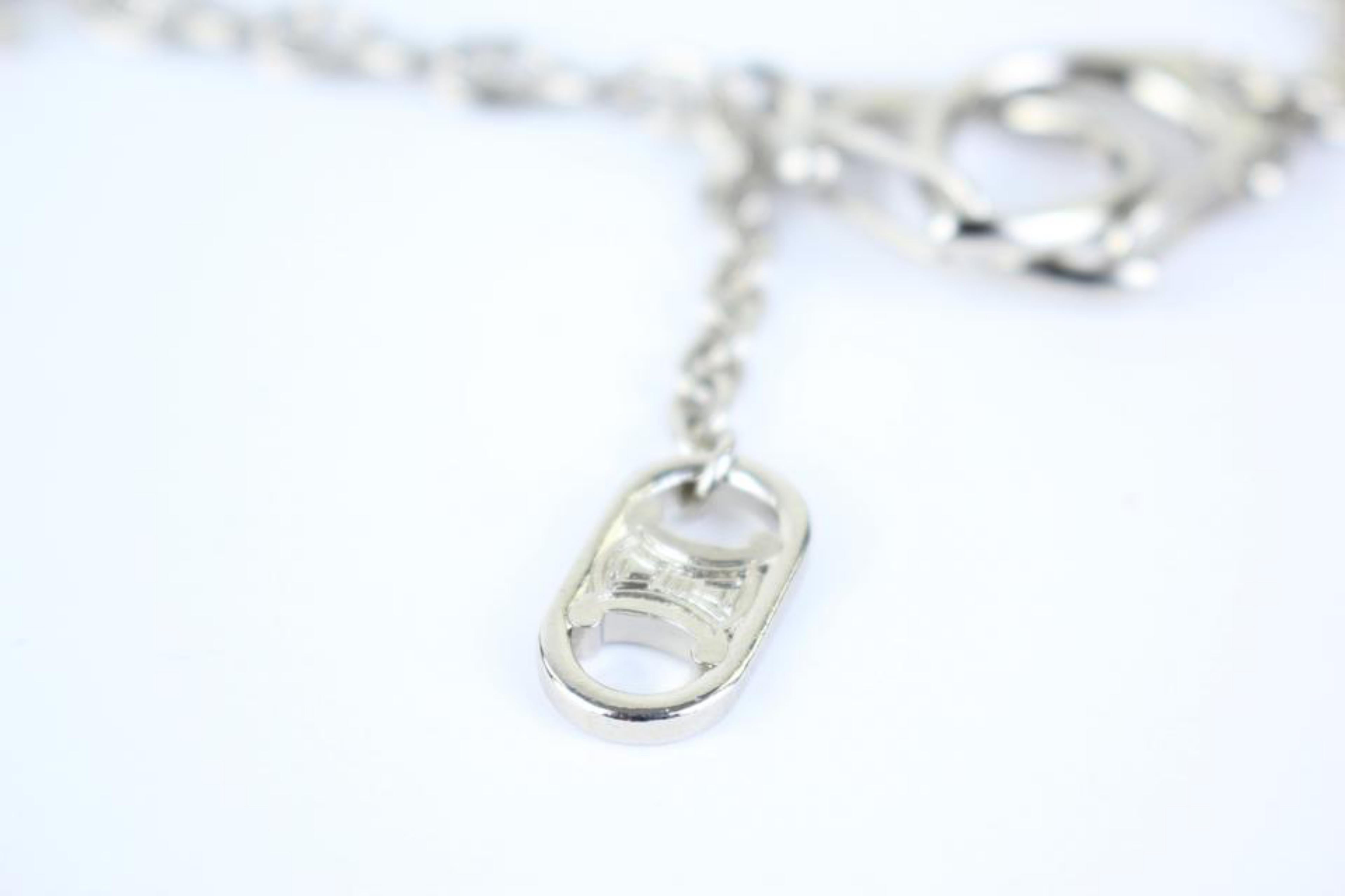 Women's Silver Macdam Logo Charm Bracelet 11cej921 Necklace For Sale