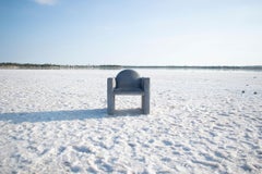 Silberner Marika-Sessel von Studio Christinekalia