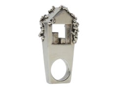 Silver Marriage Ring, Moshe Zabari, New York, 1977