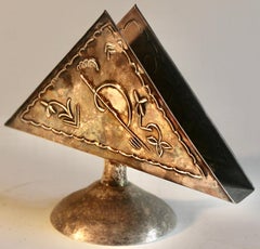 Silver Matzoh Holder Jugendstil Weiner Werkstatte Style Signed