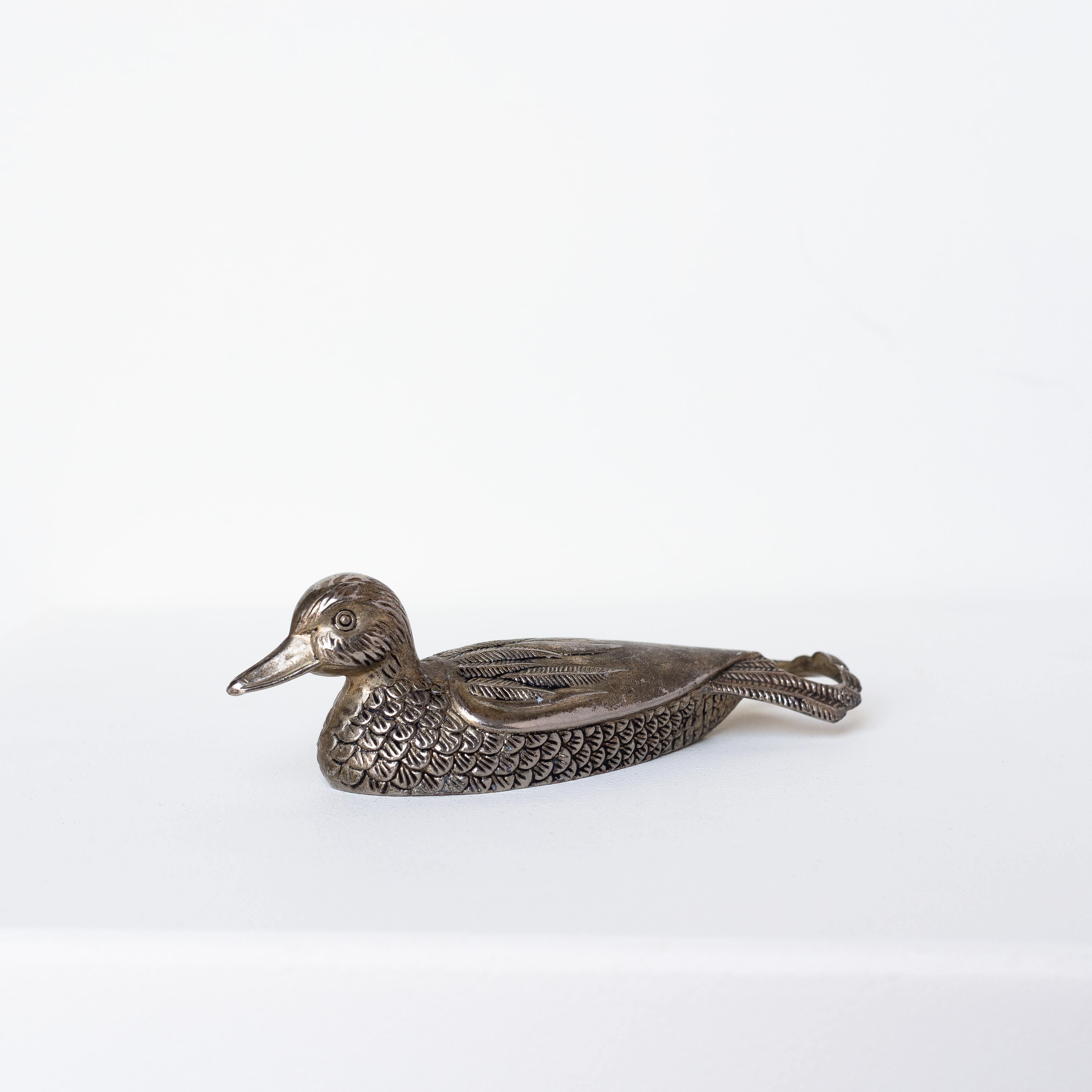 Métal Ouvre-bouteilles canard, vaisselle de cuisine, France, années 1960 en vente