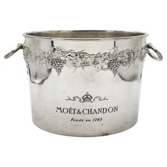Secchiello per champagne in metallo argentato di Moet & Chandon