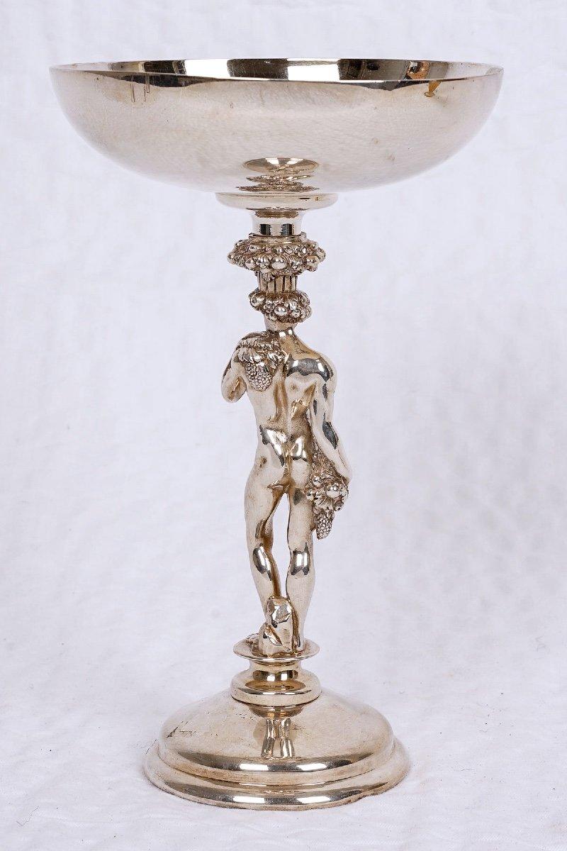 Greek Revival Silver Metal Cup - Maison Christofle - Baccus - Period: 20th Century For Sale