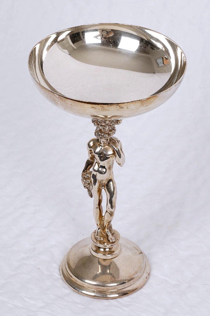 Silberner Metallbecher aus Silber – Maison Christofle – Baccus – Periode: 20. Jahrhundert im Angebot 4