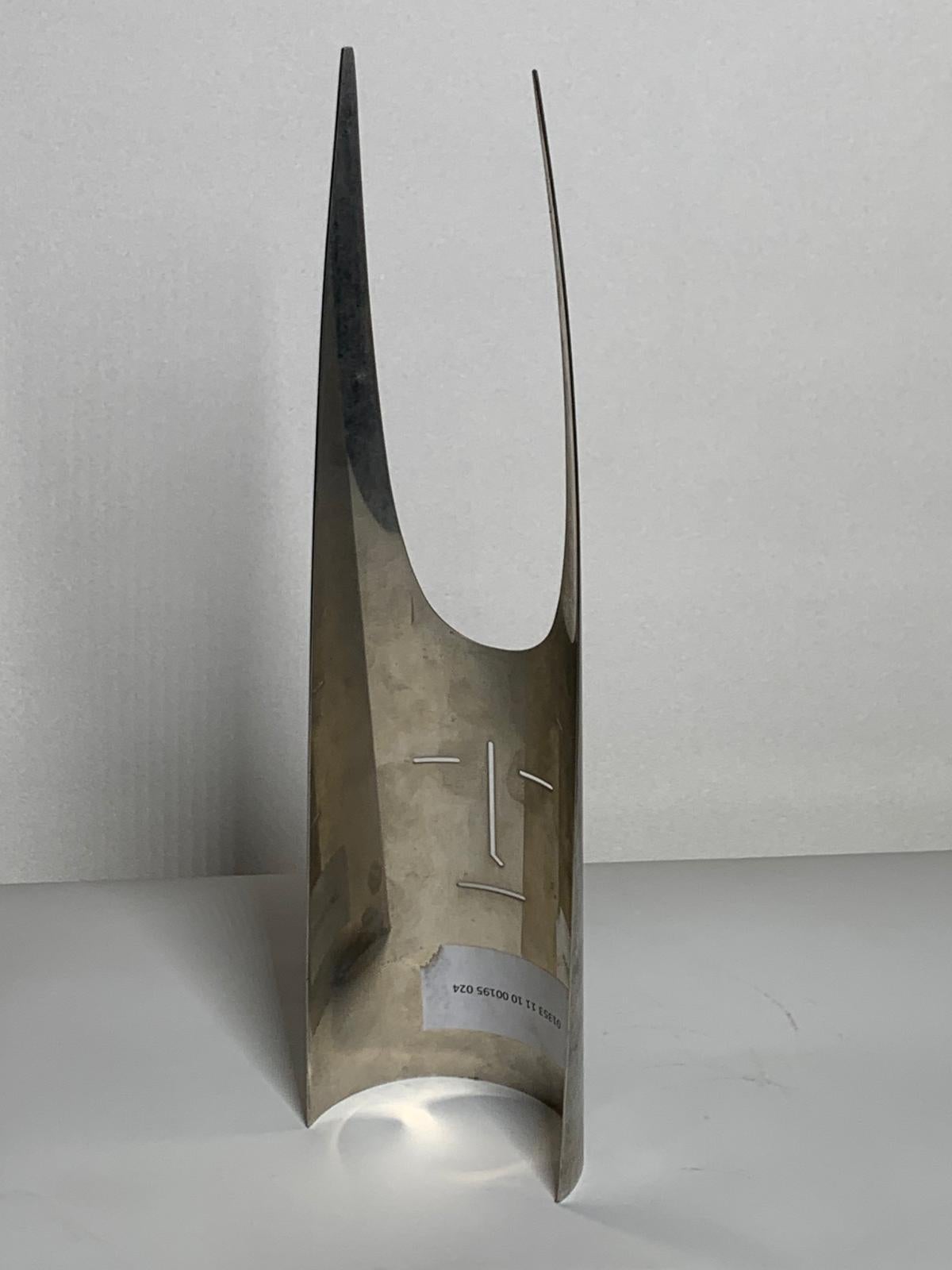 Silber-Metall-Skulptur Modell Maschera Cornuta von Gio Ponti für Sabbatini  (Italienisch) im Angebot