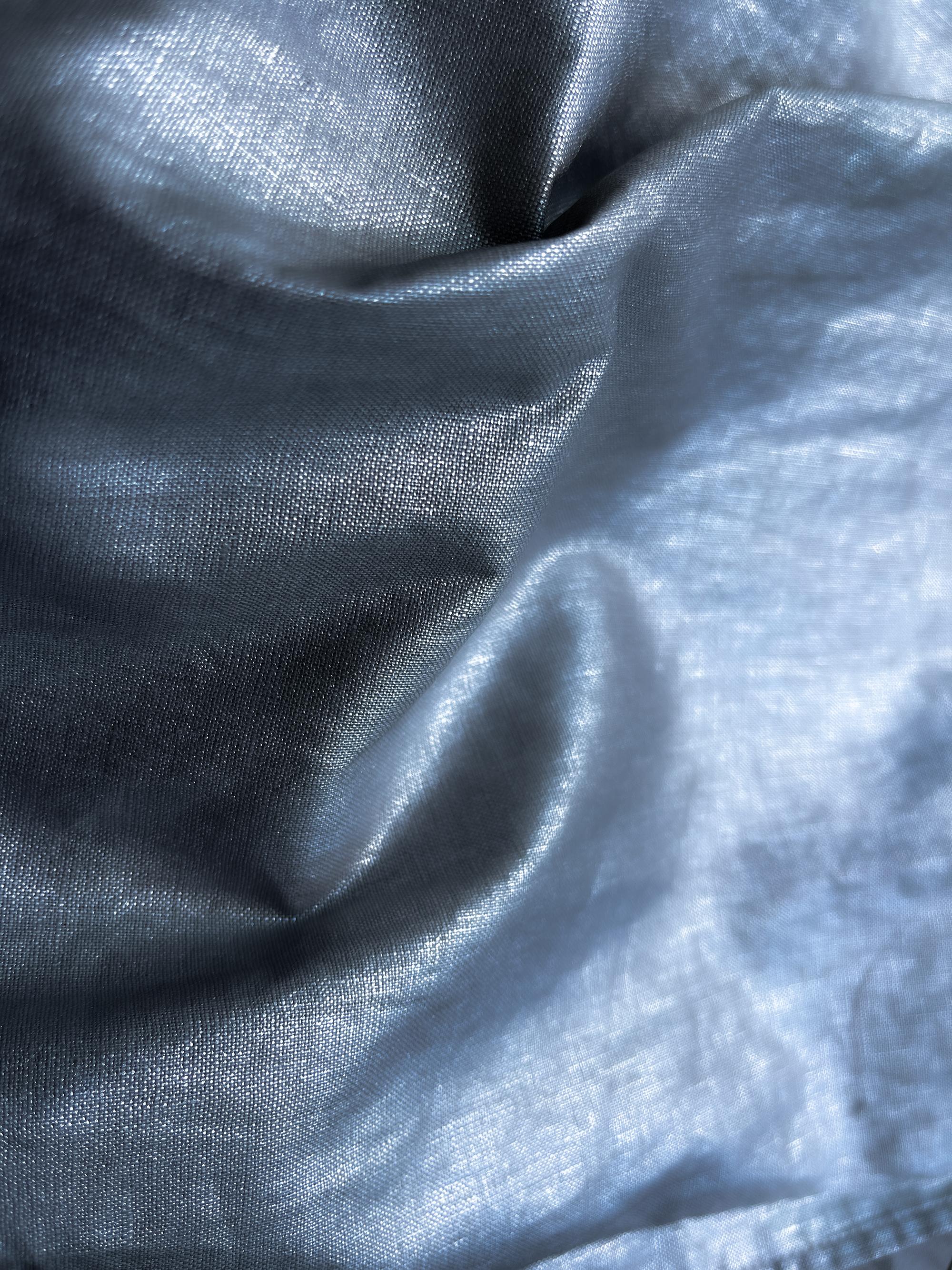 Donna Giacca trench metallizzata Silver in vendita
