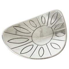 Silver Midcentury Brooch from Kaplans, Sweden
