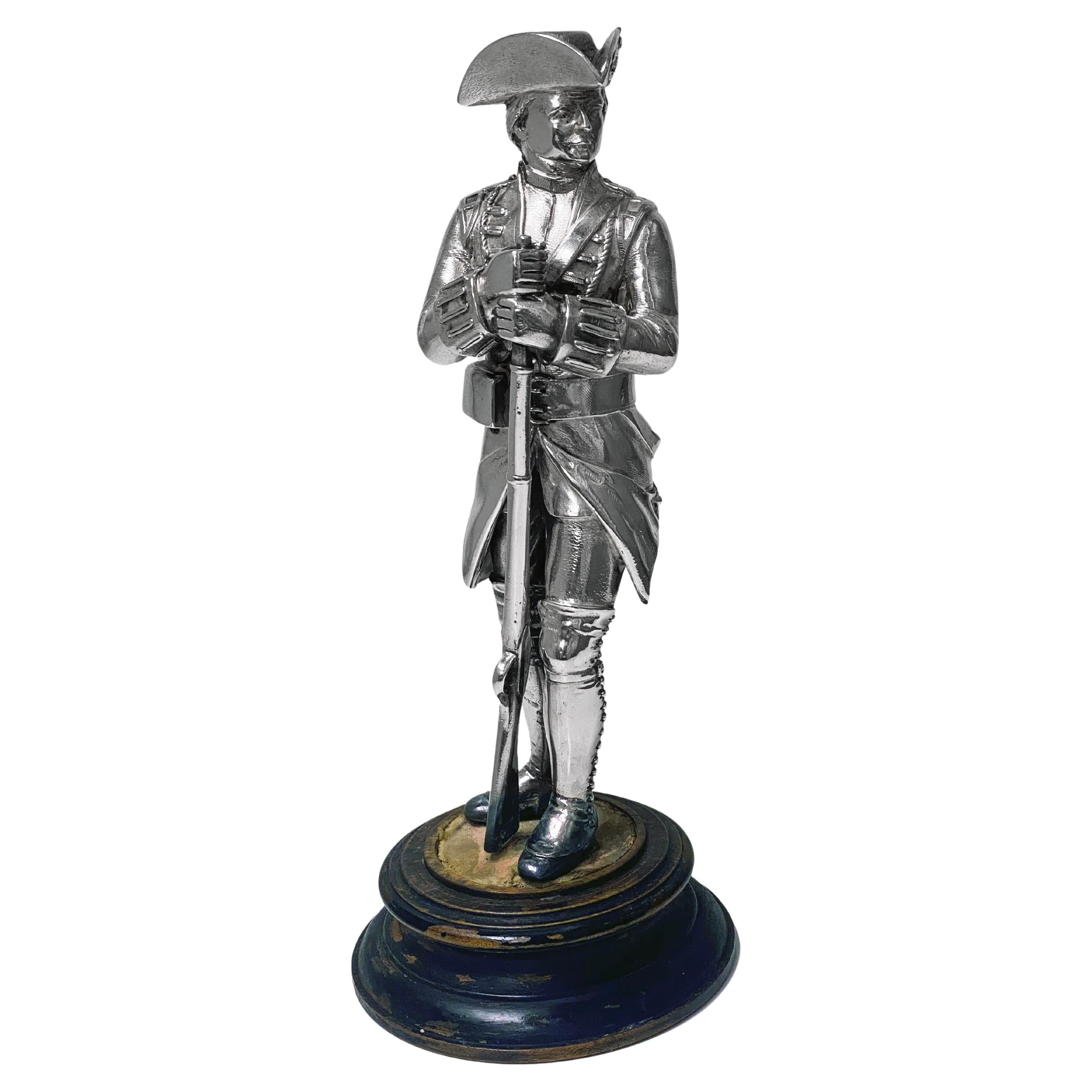 Antique Sterling Silver military figure London 1882 George Angell