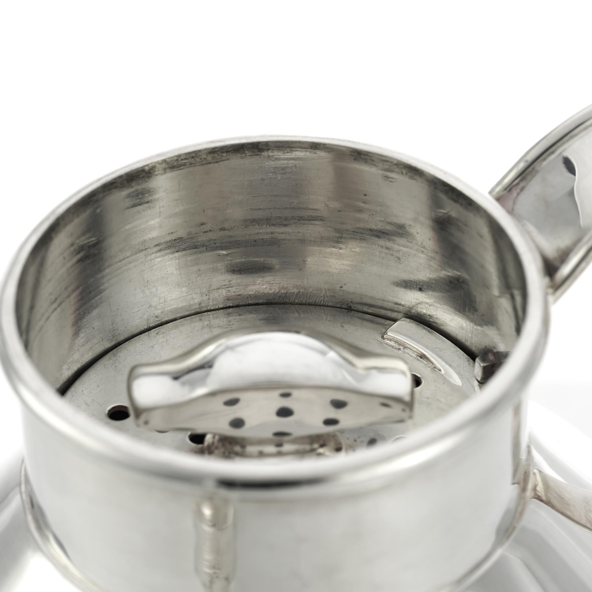 20th Century Silver 'Milk Can' Cocktail Shaker by Tuttle, Boston For Sale