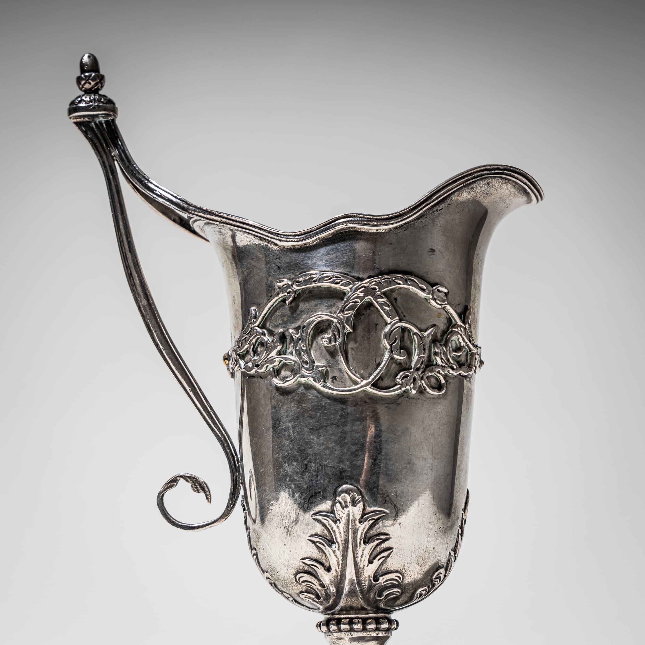 Neoclassical Silver Milk Jug, Leipzig, circa 1800 For Sale