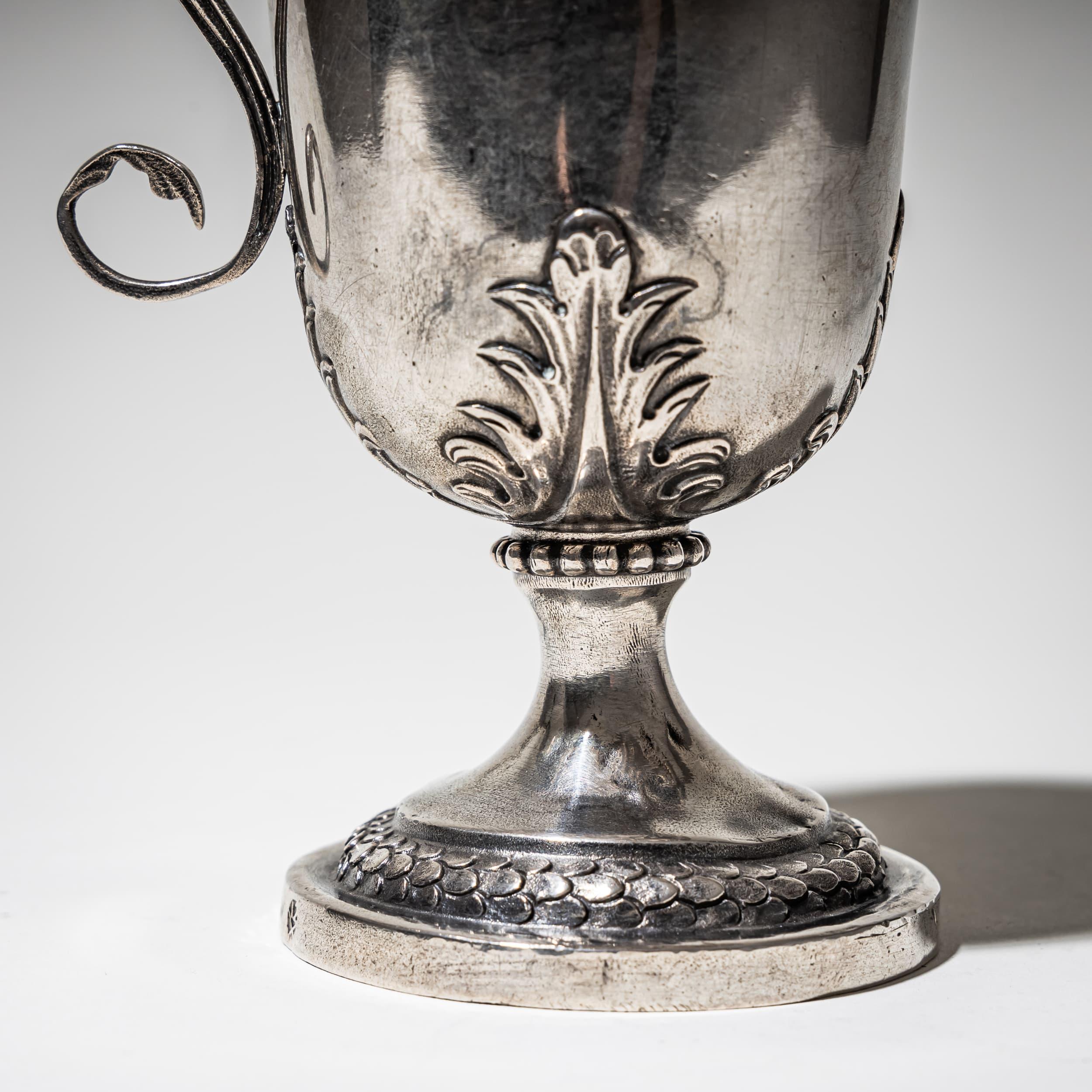 German Silver Milk Jug, Leipzig, circa 1800 For Sale
