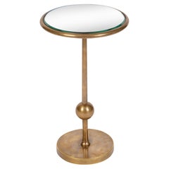 Silver Mirror Drinks Table, Burke, by Bunny Williams Home