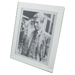 Used Silver Mirror Glass Picture Frame, France 1940s