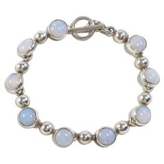 Silver Moonstone Bracelet