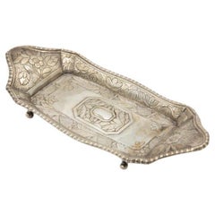 Antique Silver Morrões scissors tray