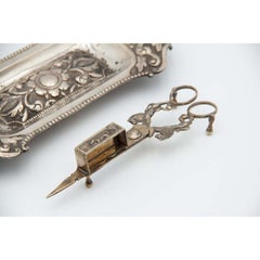 Silver Morrões Tray and Scissors