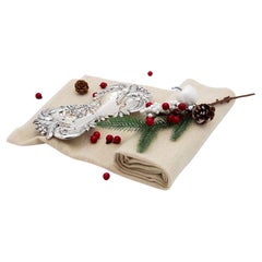 Plateau et ciseaux A Silver Morrões avec reliefs