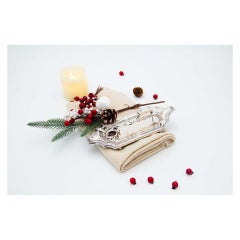 Silver Morrões tray 
scissors w/ fluting 
double frieze on 4 feet