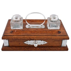 Silver Mounted 'Sheaffer' Inkwell Stand
