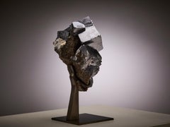 Silver Multi-Cube Galena Decorative Object