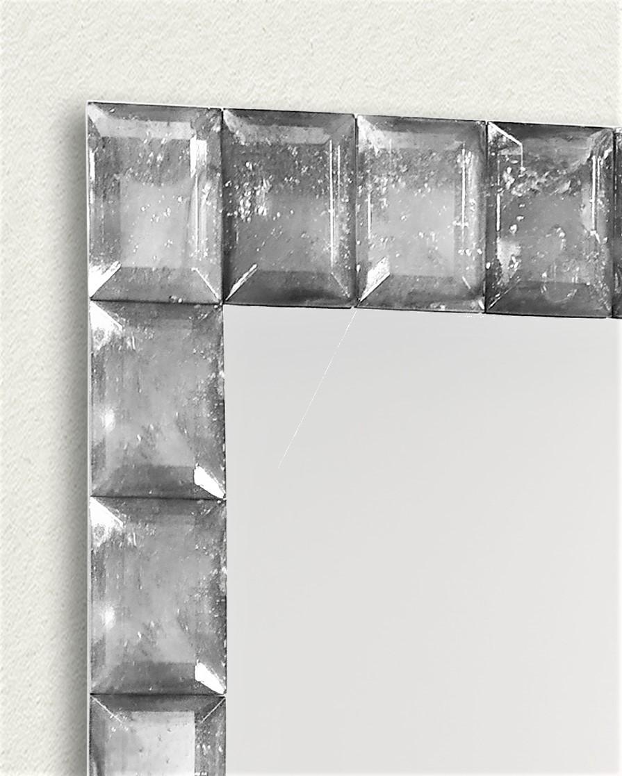 Muranoglasspiegel „Silber“ im zeitgenössischen Stil von Fratelli Tosi Murano (Sonstiges) im Angebot