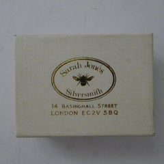 Silver Napkin Ring by Sarah Jones - 1986 - Dogs