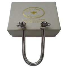 Silver Napkin Ring by Sarah Jones - 1986 - Dogs