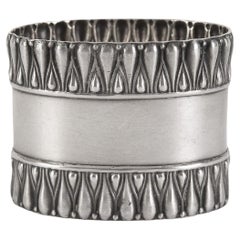 Silver Napkin Ring, Russia by Amerikantsev Paul Dmitrievich (ПА), 1908 - 1917