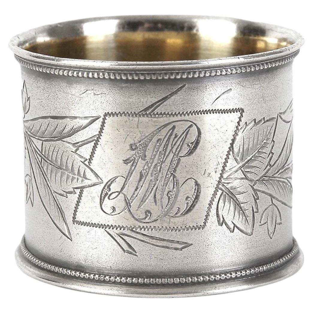 Silver Napkin Ring, Russia by Pavlov Nikolay Pavlovich (НП), 1895 For Sale