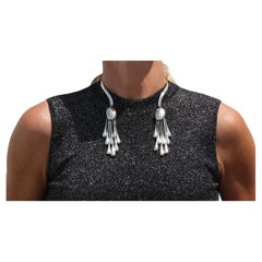 Silver Neck Ring by Astrid Fog for Georg Jensen, model 235.