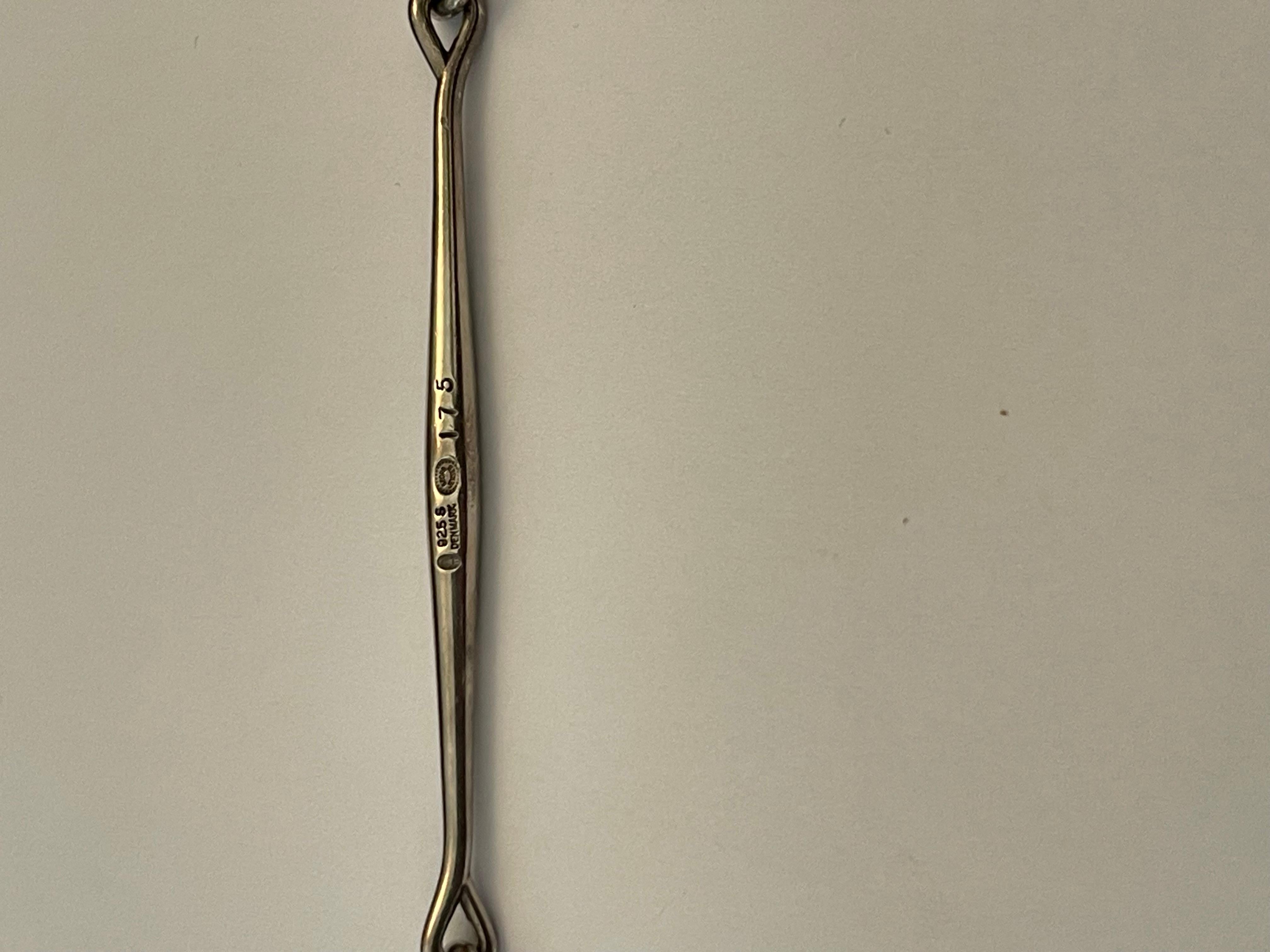 Collana in argento Astrid Fog Georg Jensen In condizioni buone in vendita a SAINT-OUEN-SUR-SEINE, FR