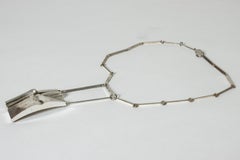 Silver Necklace by Björn Weckström for Lapponia, Sweden, 1971