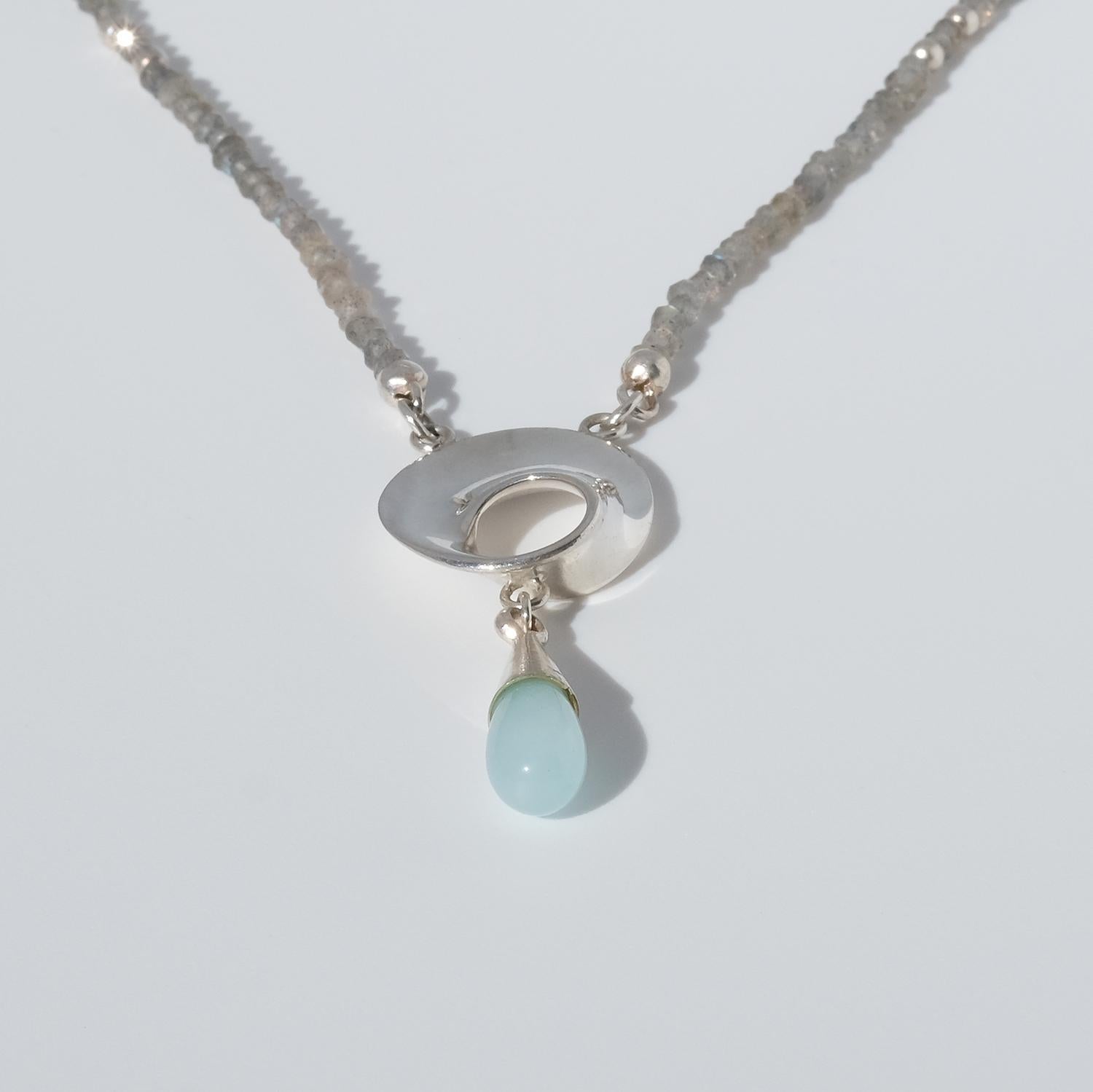 Silberne Halskette von Vivianna Torun Bülow-Hübe für Georg Jensen, Modell 142 für Damen oder Herren im Angebot
