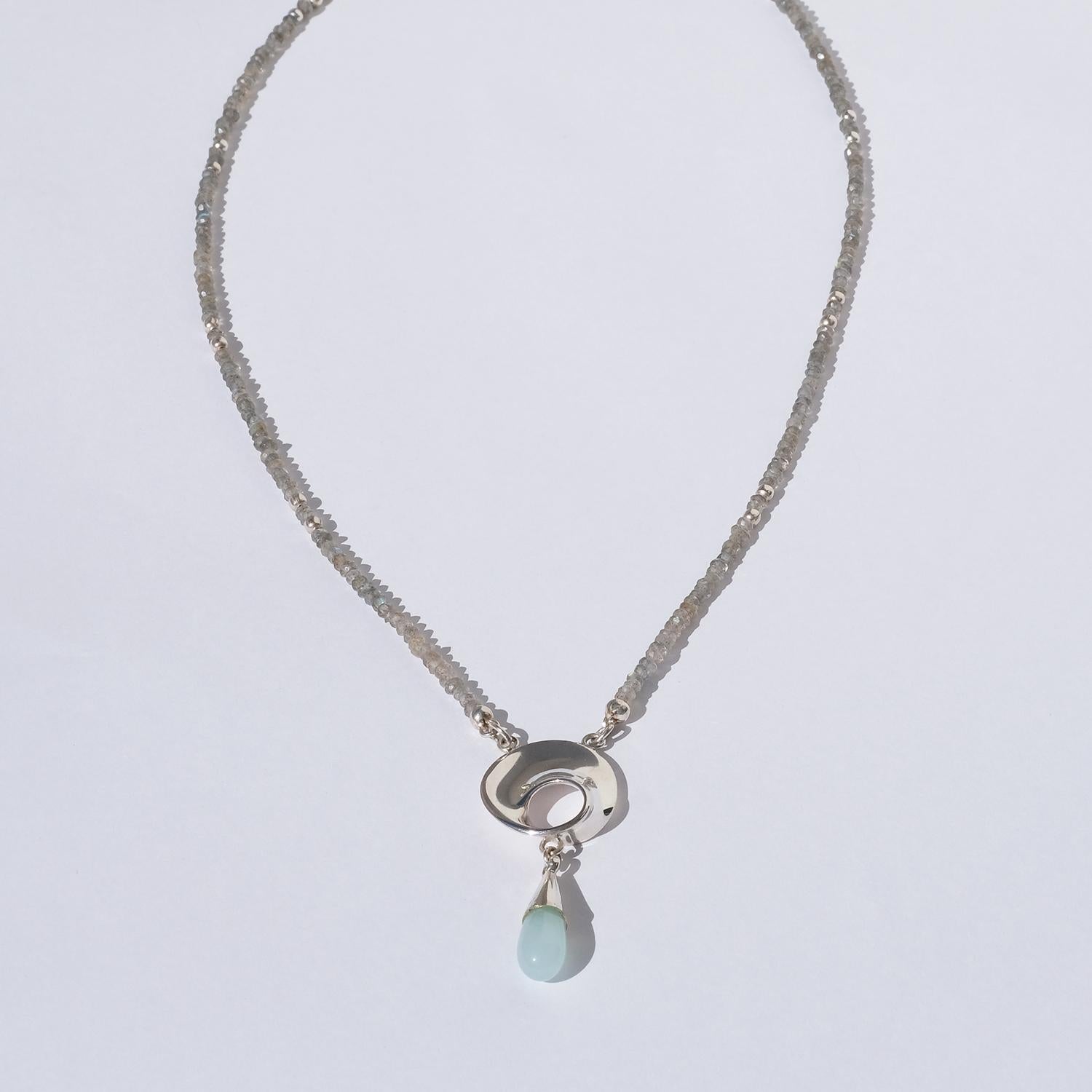 Silver Necklace by Vivianna Torun Bülow-Hübe for Georg Jensen, Model 142 For Sale 1