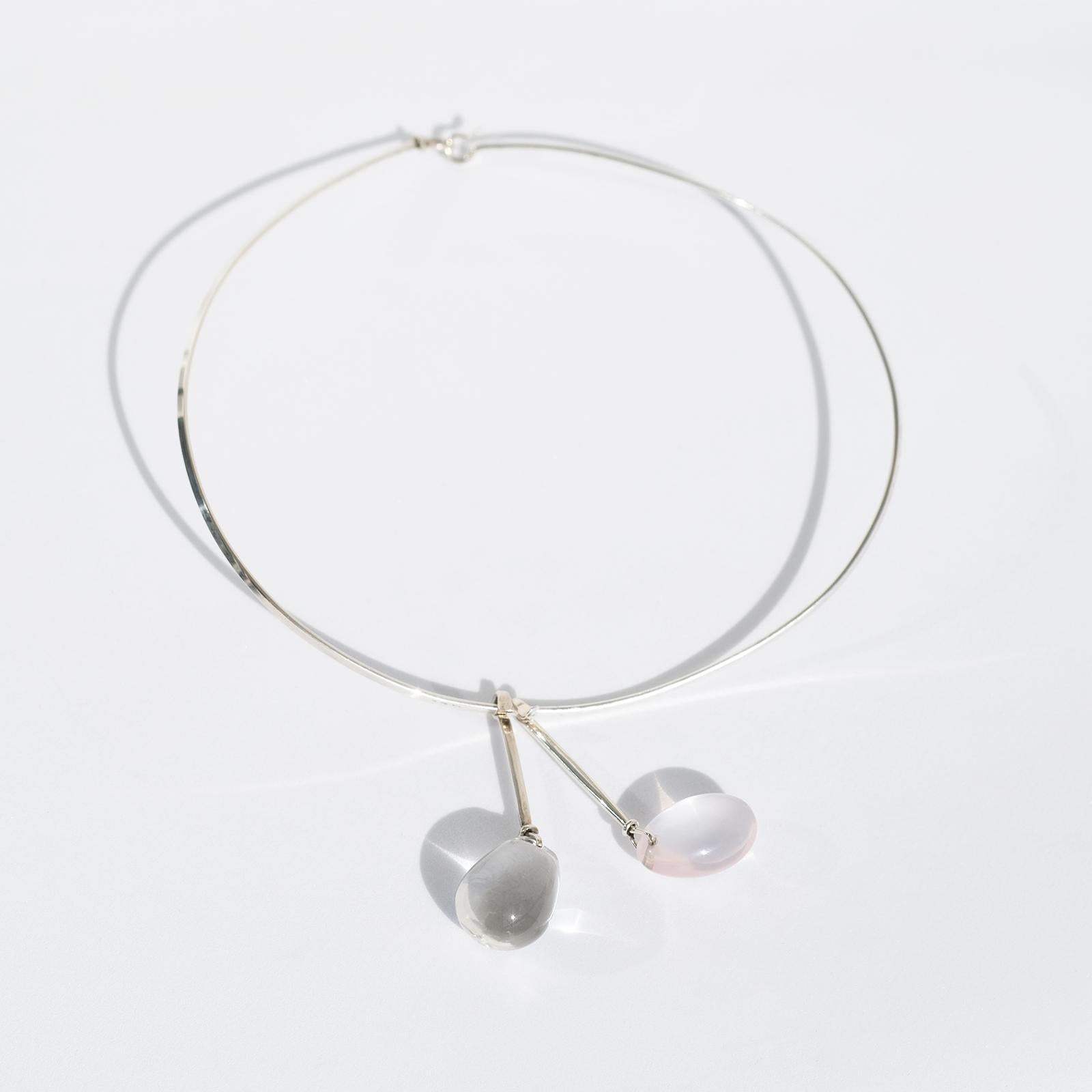 Silver Necklace by Vivianna Torun Bulow-Hube, Made in 1964 1